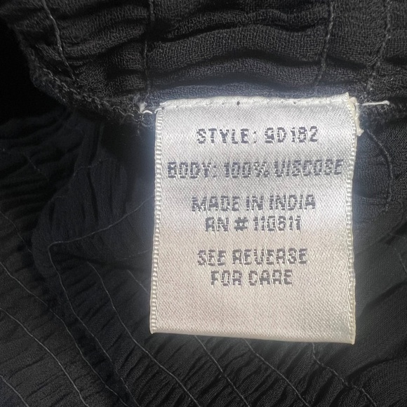 EUC. Vintage [Yoana Baraschi] Navy & Black Ruffled Y2K Tiered Mini Dress | Small - Picture 9 of 13